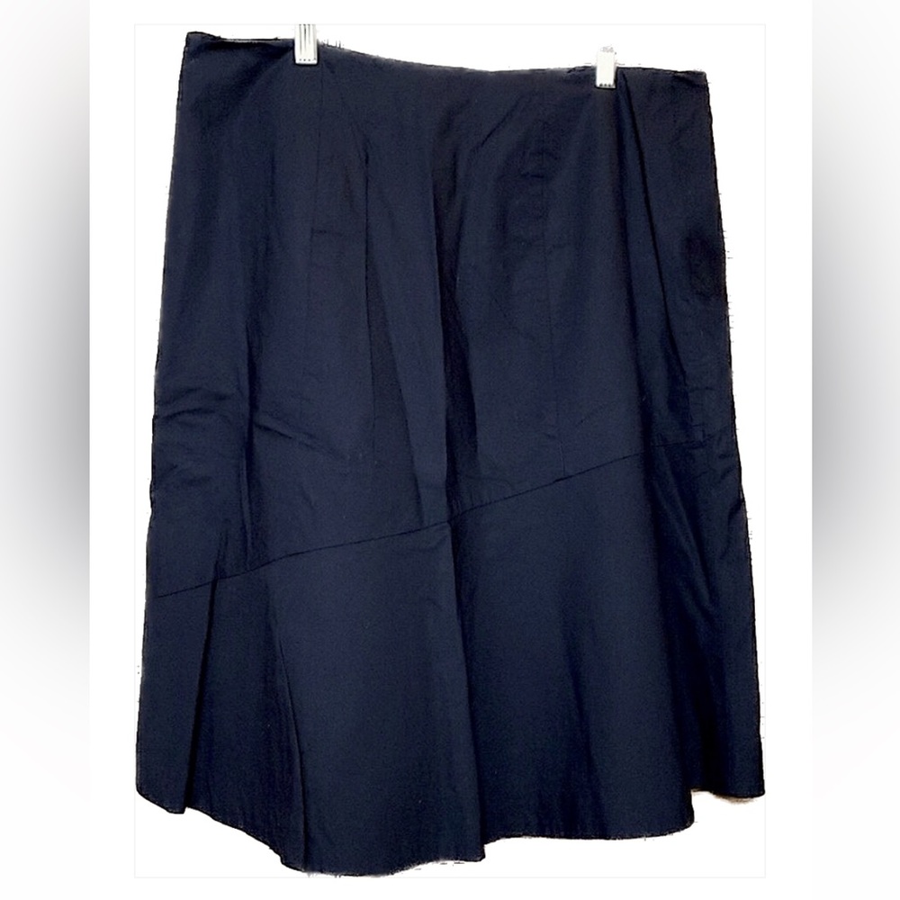 Vintage Venezia Black Skirt 97% Cotton W 36”, L 25”